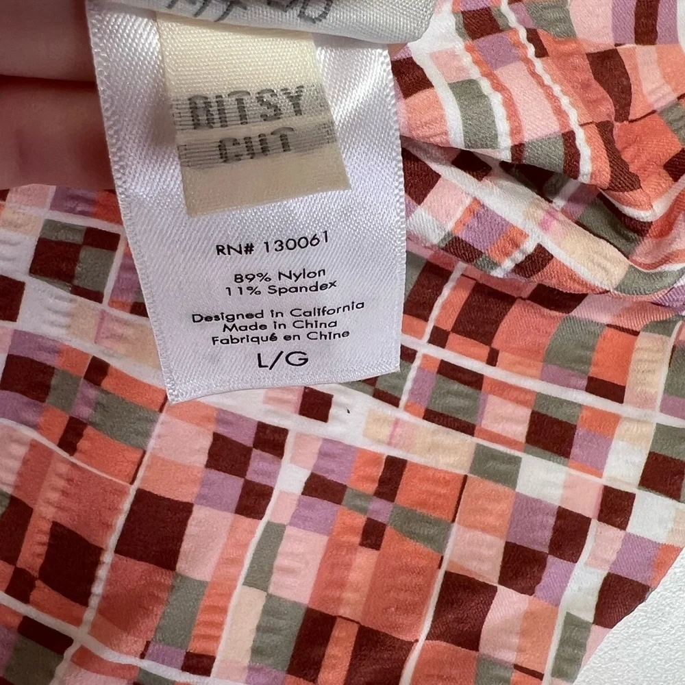 L*Space Block Party Swim Set Joy Bottom & Helena Top New With Tags Size Large